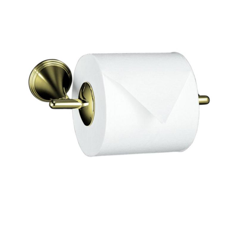 Kohler Finial Traditional Toilet Tissue Holder in Vibrant French Gold