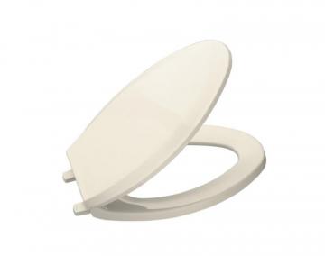 Kohler Lustra Elongated Closed Front Toilet Seat in Almond