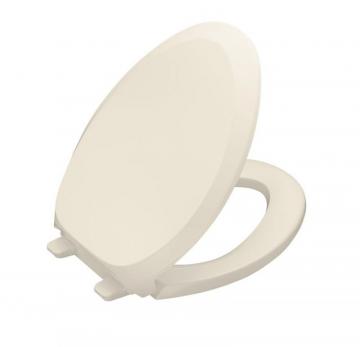 Kohler French Curve Quiet Close Elongated Toilet Seat in Almond