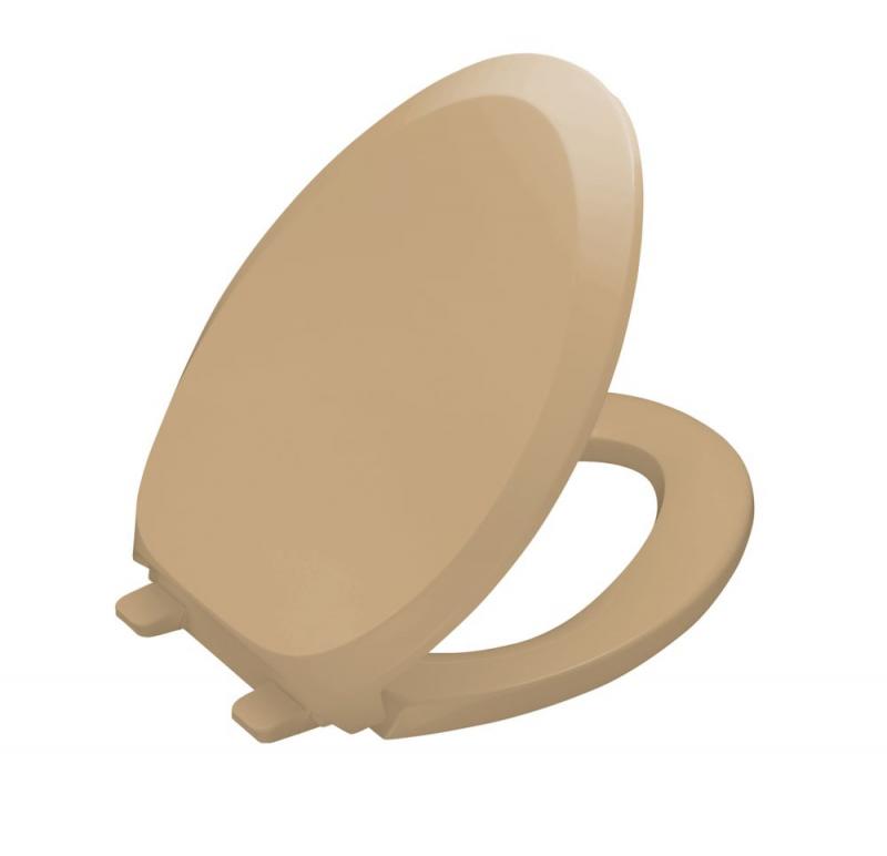 Kohler French Curve Quiet Close Elongated Toilet Seat in Mexican Sand