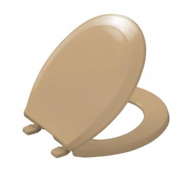 Kohler Lustra Round Front Closed Toilet Seat in Mexican Sand