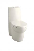 Kohler Saile 1-piece 0.8/1.6 GPF Dual Flush Elongated Bowl Toilet in Biscuit