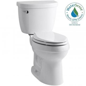 Kohler Cimarron Comfort Height 2-Piece 1.28 GPF Single Flush Elongated Bowl Toilet