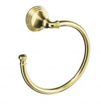 Kohler Devonshire Towel Ring in Vibrant Polished Brass