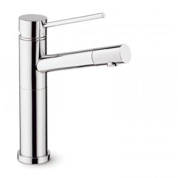 Blanco Single Lever, Solid Spout Bar Faucet, Chrome