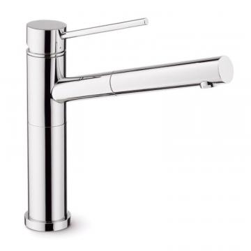Blanco Single Lever, Pull-Out Kitchen Faucet, Chrome
