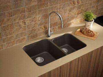 Blanco Silgranit, Natural Granite Composite Undermount Kitchen Sink, Café