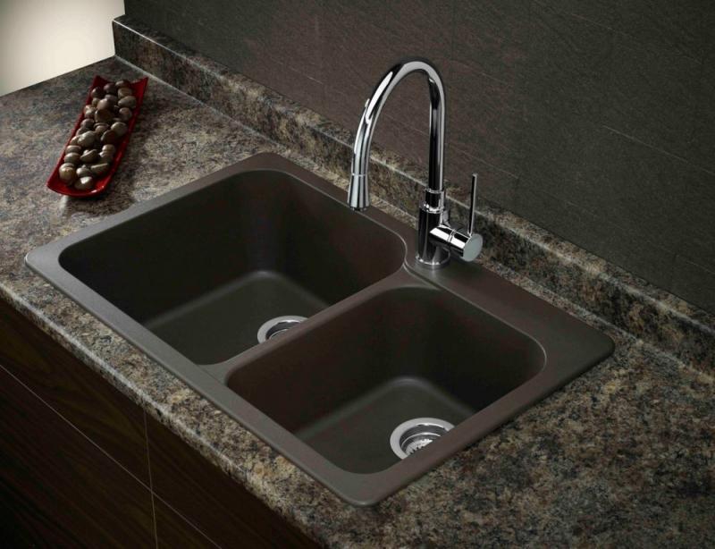 Blanco Silgranit, Natural Granite Composite Topmount Kitchen Sink, Café