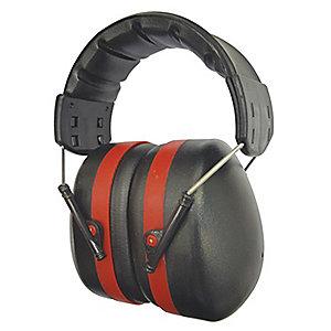 Condor 24dB Over-the-Head Ear Muffs, Red