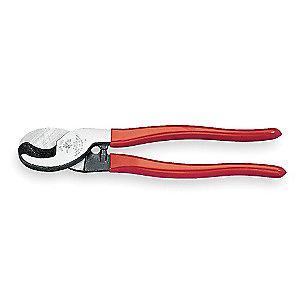 Klein High Leverage Cable Cutter,9-1/2" Overall Length,Shear Cut Cutting Action