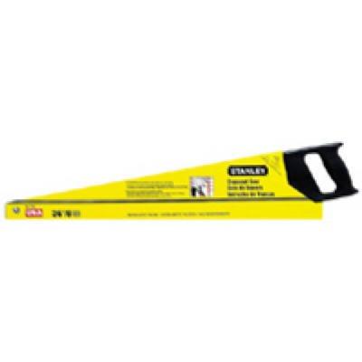 Stanley Crosscut Hand Saw, Tempered Steel Blade, 26-In.