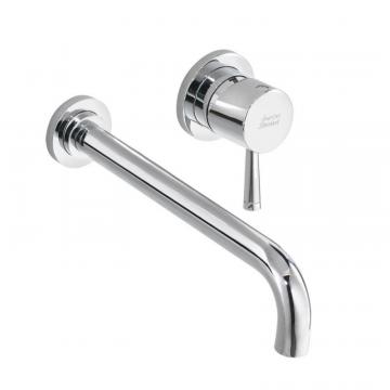 American Standard Serin Single-Handle Wall-Mount Bathroom Faucet with Valve Body and Grid Drain
