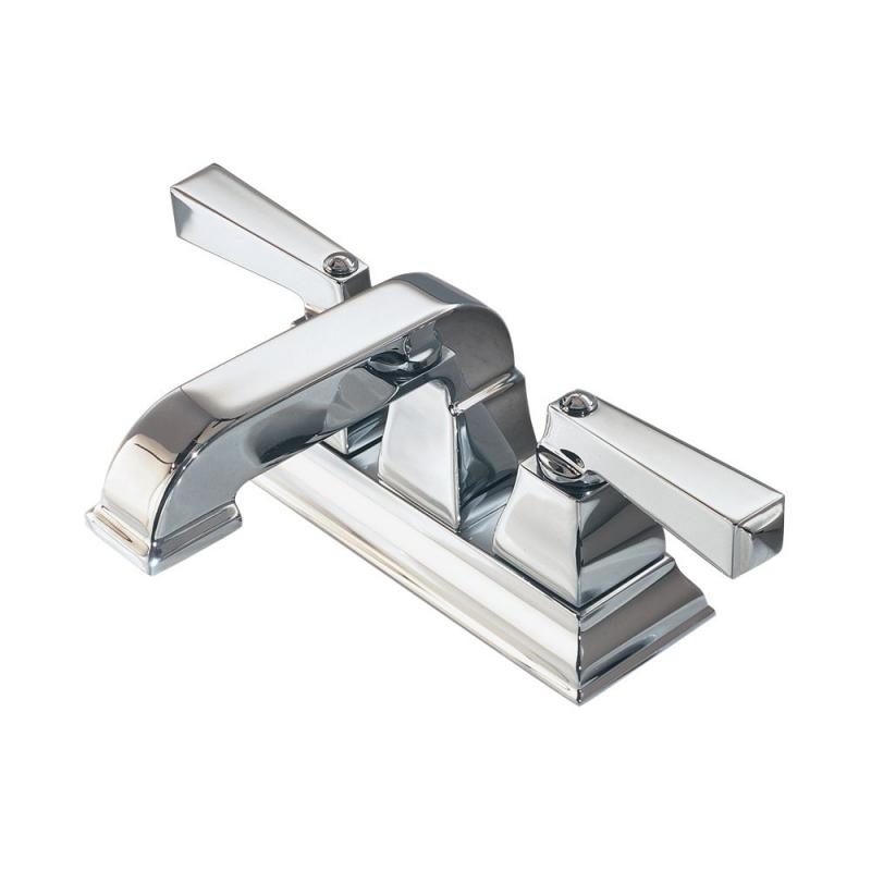 American Standard Town Square 4" 2-Handle Low-Arc Bathroom Faucet in Polished Chrome Finish