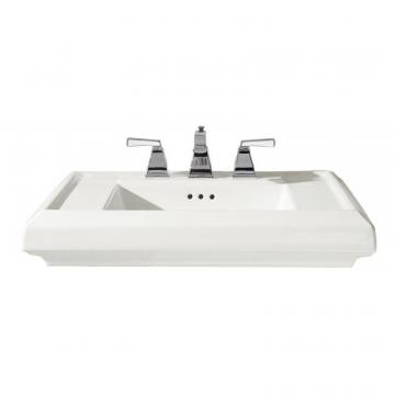 American Standard Town Square 6 1/2" Bathroom Pedestal Sink Basin in White