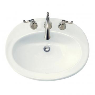 American Standard Piazza Self-Rimming Bathroom Sink in White