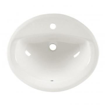 American Standard Aqualyn Self-Rimming Drop-In Bathroom Sink in White