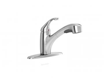 American Standard Jardin Single Handle Pull Out Kitchen Faucet In Polished Chrome
