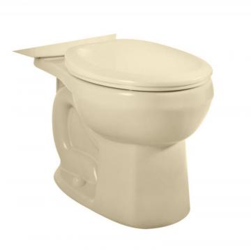 American Standard H2Option Siphonic Dual Flush Round Front Toilet Bowl Only in Bone