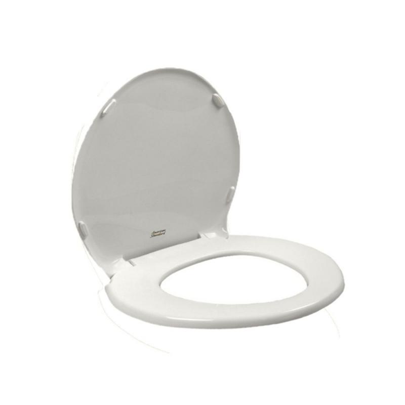 American Standard Champion Slow Close Round Closed Front Toilet Seat in White