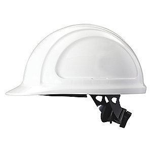 Honeywell Front Brim Hard Hat, 4 pt. Ratchet Suspension, White
