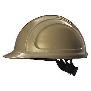 Honeywell Front Brim Hard Hat, 4 pt. Pinlock Suspension, Gold