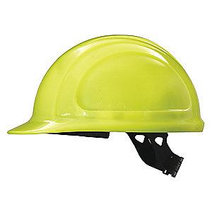 Honeywell Front Brim Hard Hat, 4 pt. Pinlock Suspension, Hi-Visibility Yellow