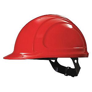 Honeywell Front Brim Hard Hat, 4 pt. Pinlock Suspension, Red