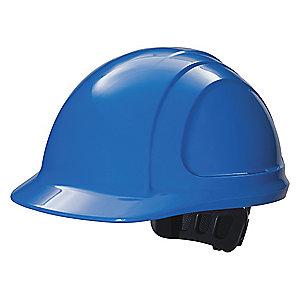 Honeywell Front Brim Hard Hat, 4 pt. Ratchet Suspension, Royal Blue, Hat Size: 6-1/2 to 8