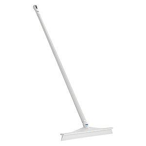 Vikan 24" Straight Rubber Floor Squeegee With Handle, White
