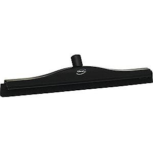 Vikan 20" Straight Double Foam Rubber Floor Squeegee Without Handle, Black