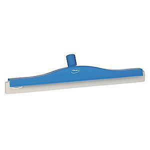 Vikan 20" Straight Double Foam Rubber Floor Squeegee Without Handle, Blue