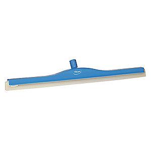 Vikan 28" Rubber Floor Squeegee Without Handle, Blue