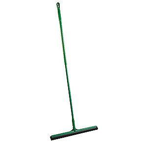 Vikan 24" Straight Double Foam Rubber Floor Squeegee With Handle, Green