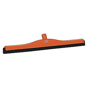 Vikan 24" Straight Double Foam Rubber Floor Squeegee Without Handle, Orange