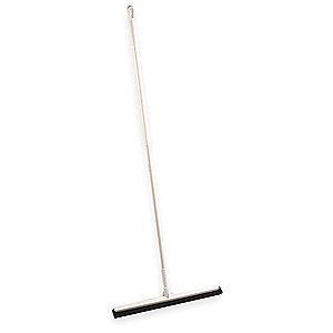 Vikan 20" Straight Double Foam Rubber Floor Squeegee With Handle, White