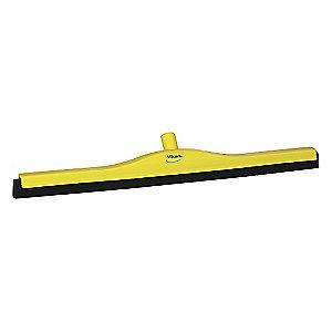 Vikan 28" Straight Double Foam Rubber Floor Squeegee Without Handle, Yellow