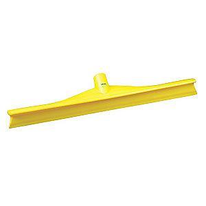 Vikan 20" Straight Rubber Floor Squeegee Without Handle, Yellow
