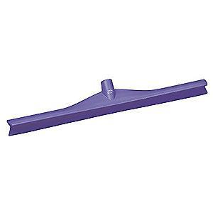 Vikan 24" Straight Rubber Floor Squeegee Without Handle, Purple