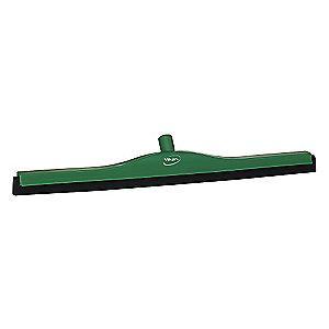 Vikan 28" Straight Double Foam Rubber Floor Squeegee Without Handle, Green