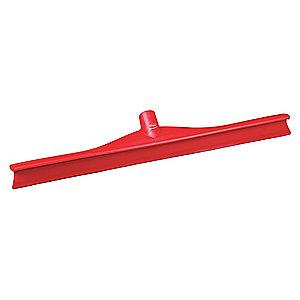 Vikan 24" Straight Rubber Floor Squeegee Without Handle, Red