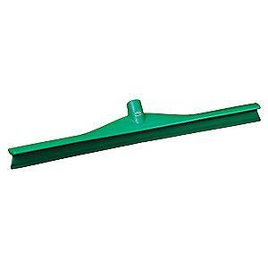 Vikan 24" Straight Rubber Floor Squeegee Without Handle, Green