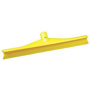 Vikan 16" Straight Rubber Floor Squeegee Without Handle, Yellow
