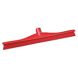 Vikan 20" Straight Rubber Floor Squeegee Without Handle, Red