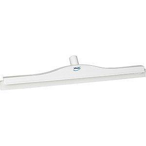 Vikan 24" Straight Double Rubber Floor Squeegee Without Handle, White