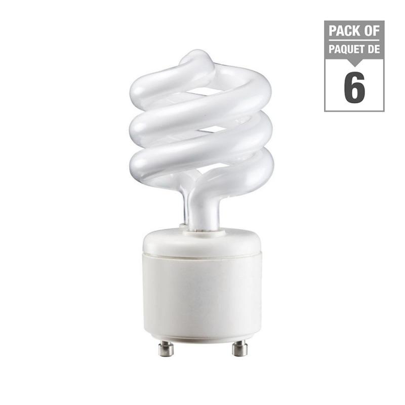 Philips CFL 13W= 60W GU24 Mini Twister Soft White (2700K) - Case of 6 Bulbs