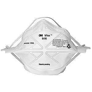 3M N95 Disposable Particulate Respirator, White, Universal, 50PK