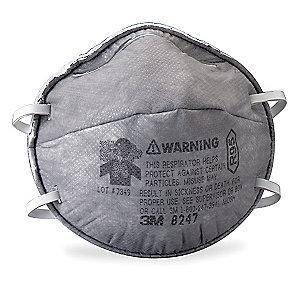 3M R95 Disposable Particulate Respirator, Gray, Universal, 20PK