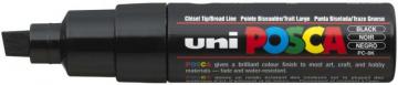 uni-ball Broad Chisel Tip Posca PC-8K Marker Pen - Black