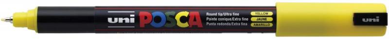 uni-ball Ultra Fine Bullet Tip Posca PC-1MR Marker Pen - Yellow