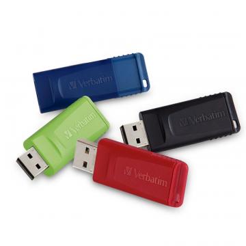 Verbatim 16GB Store 'n' Go USB Flash Drive - 4-pack - Red, Green, Blue, Black